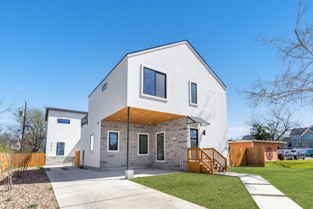 802 Philco Dr Unit 1, Austin, TX 78745 - view of front of house featuring stucco siding