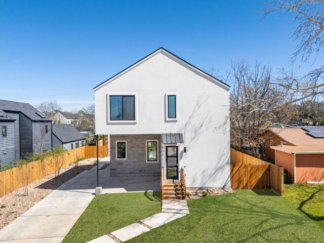 802 Philco Dr Unit 1, Austin, TX 78745 - view of front of house with stucco siding