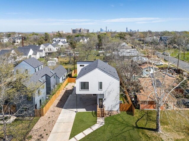 802 Philco Dr Unit 1, Austin, TX 78745 - aerial perspective of suburban area