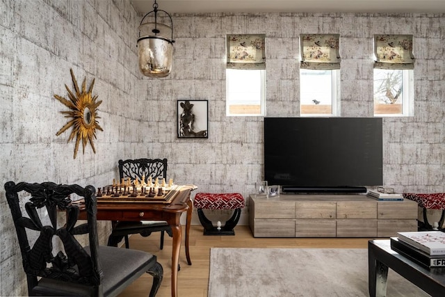 4408 Jinx Ave Unit 1, Austin, TX 78745 - living room featuring light wood-style floors