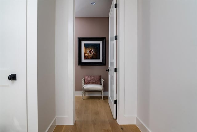 4408 Jinx Ave Unit 1, Austin, TX 78745 - hall with light wood-style flooring and baseboards