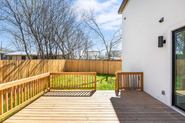 802 Philco Dr Unit 2, Austin, TX 78745 - deck featuring a fenced backyard