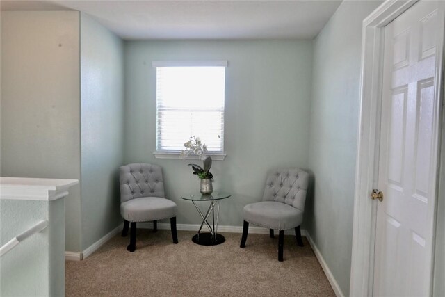 1400 Bess Cv, Leander, TX 78641 - sitting room featuring carpet flooring and baseboards