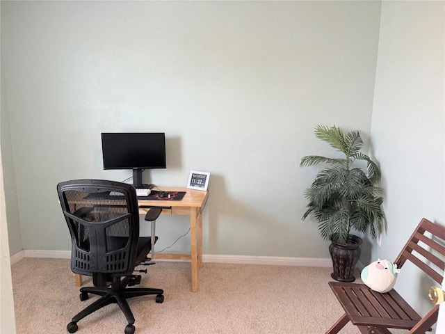 1400 Bess Cv, Leander, TX 78641 - office area featuring carpet and baseboards