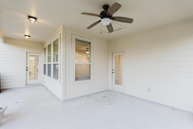 422 Village Commons Blvd, Georgetown, TX 78633 - view of patio / terrace with ceiling fan