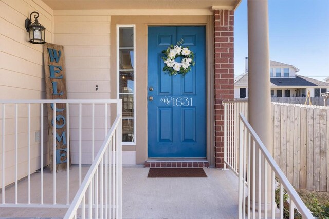 1631 Plume Grass Pl, Round Rock, TX 78665 - property entrance featuring brick siding and covered porch