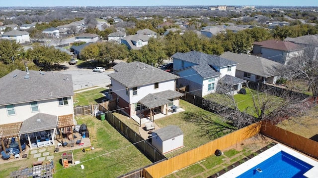 1631 Plume Grass Pl, Round Rock, TX 78665 - aerial perspective of suburban area