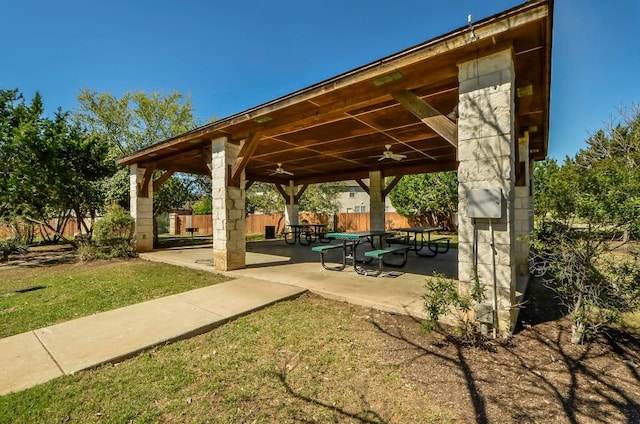 101 Verde Ranch Loop, Leander, TX 78641 - view of home's community with a patio area and a gazebo