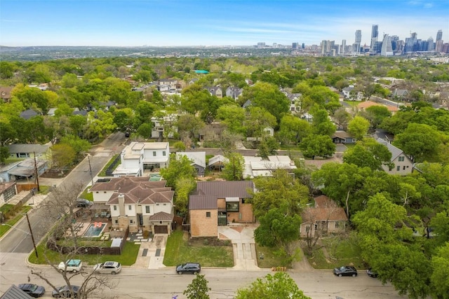 2012 Arpdale St, Austin, TX 78704 - aerial view of residential area featuring skyline