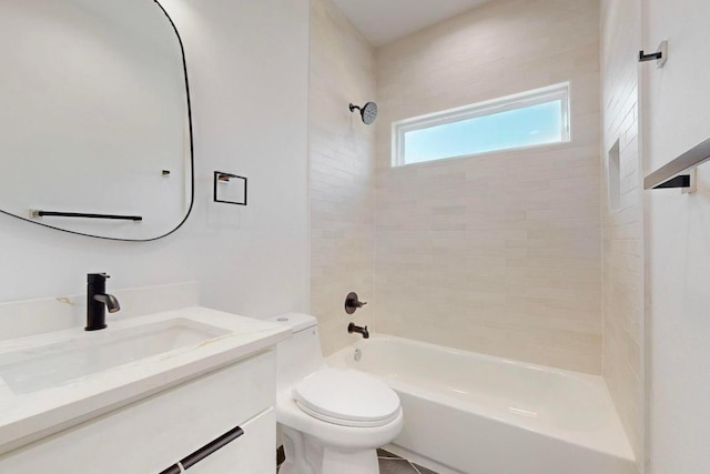 4800 Prock Ln Unit A, Austin, TX 78721 - full bath featuring vanity, shower / tub combination, and toilet