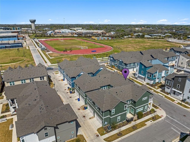 4202 Taniguchi St, Austin, TX 78723 - aerial perspective of suburban area