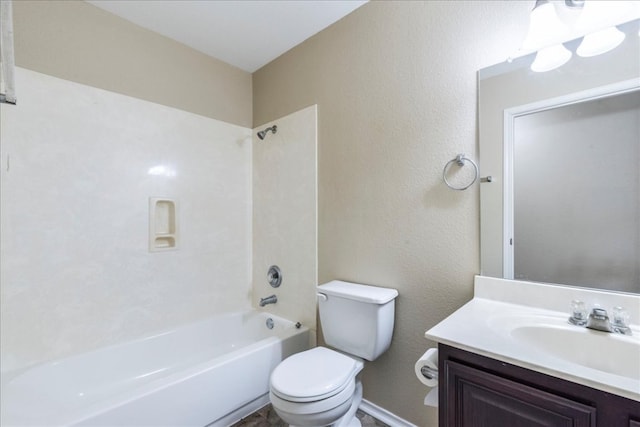 12900 Noche Clara Dr, Del Valle, TX 78617 - full bath with toilet, vanity, and tub / shower combination
