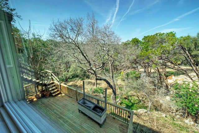 614 Sunfish St, Lakeway, TX 78734 - view of wooden deck