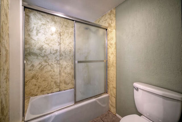 614 Sunfish St, Lakeway, TX 78734 - full bath featuring toilet and combined bath / shower with glass door