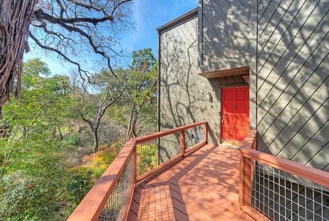 614 Sunfish St, Lakeway, TX 78734 - view of wooden deck