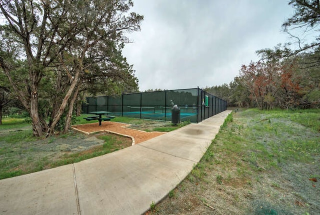 614 Sunfish St, Lakeway, TX 78734 - view of tennis court