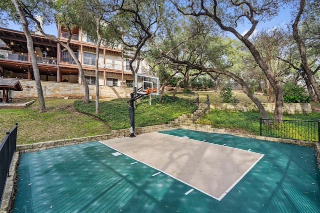 4403 Elohi Dr, Austin, TX 78746 - view of basketball court featuring basketball court