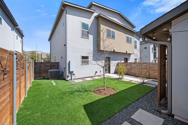 5809 Charles Merle Dr Unit B, Austin, TX 78747 - back of property featuring stucco siding and central air condition unit