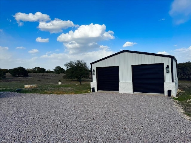 871 Blackbuck Ridge Dr, Lampasas, TX 76550 - view of detached garage