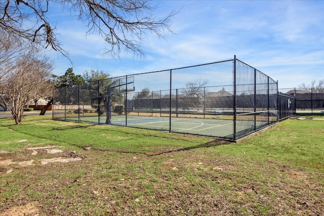 9201 Cessna Ln, Austin, TX 78717 - view of tennis court with community basketball court