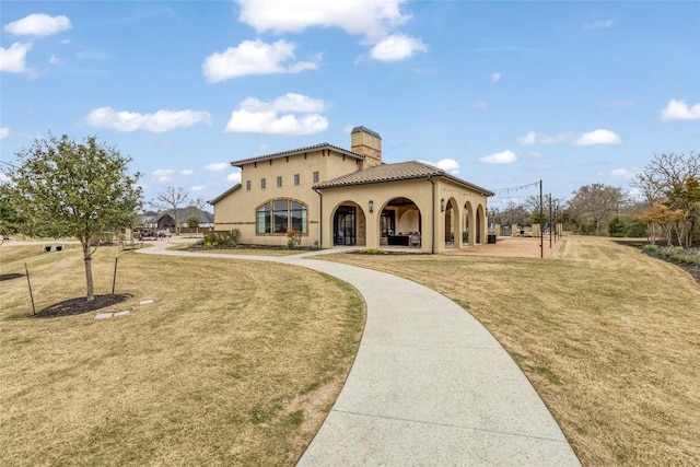 1737 Kerr Valley Ln, College Station, TX 77845 - surrounding community with a lawn