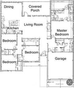 1737 Kerr Valley Ln, College Station, TX 77845 - floor plan / room layout