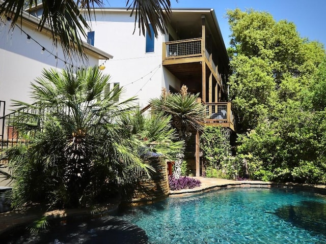 view of pool