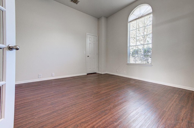120 Mountain Laurel Way, Austin, TX 78737 - unfurnished room featuring dark wood-style flooring and baseboards
