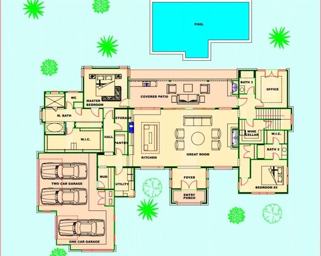 106 Bella Montagna Cir, Austin, TX 78734 - view of floor plan / room layout