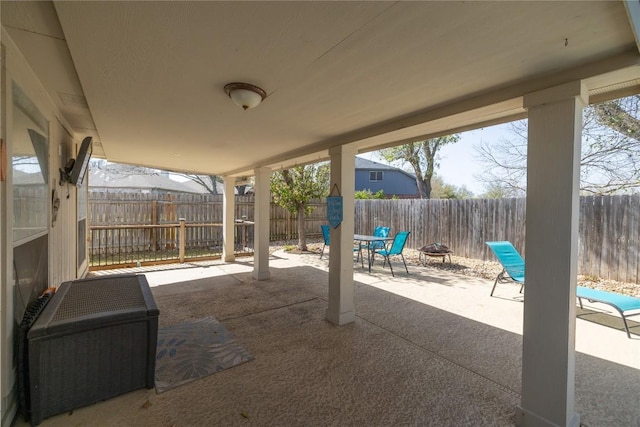 2103 Heather Dr, Cedar Park, TX 78613 - fenced backyard with a patio