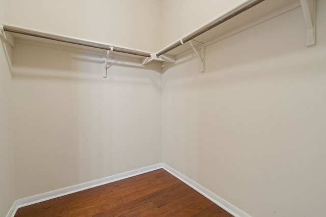5825 Roderick Dr, Austin, TX 78724 - spacious closet with dark wood-style flooring