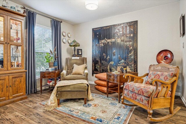 2402 Stevens Cv, Austin, TX 78723 - living area featuring wood finished floors