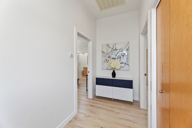 5809 Toscana Ave, Austin, TX 78724 - corridor with light wood-type flooring and baseboards