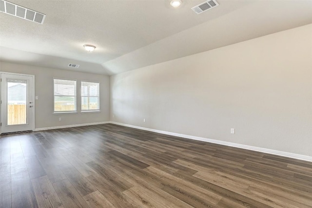 152 Greenway Ln, Georgetown, TX 78628 - unfurnished room featuring dark wood-style flooring and baseboards