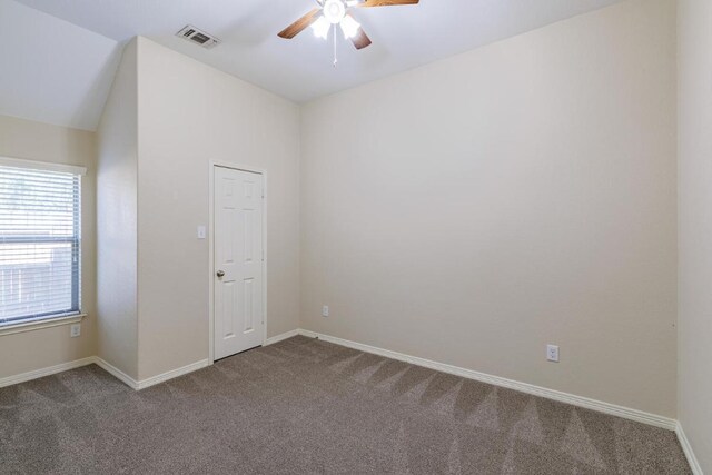 2532 Santa Barbara Loop, Round Rock, TX 78665 - spare room with a ceiling fan, carpet, and baseboards