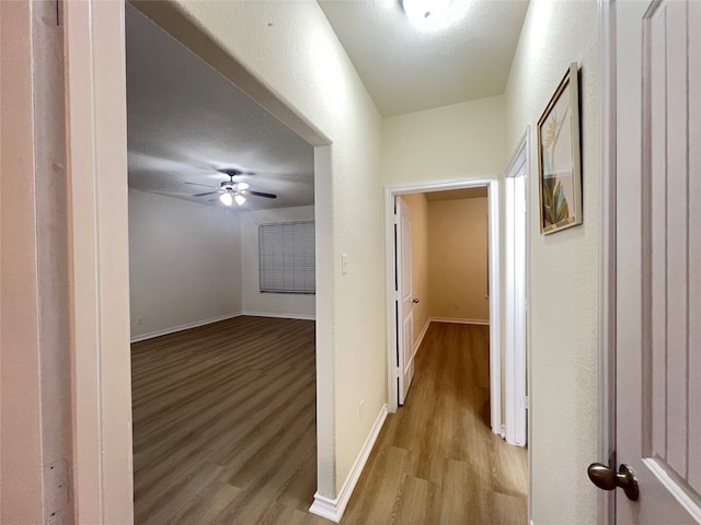 112 Flat Creek Dr, Robinson, TX 76706 - hallway with light wood finished floors and baseboards