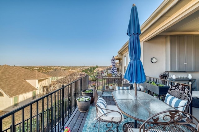 3204 Venezia Vw, Leander, TX 78641 - balcony featuring outdoor dining area