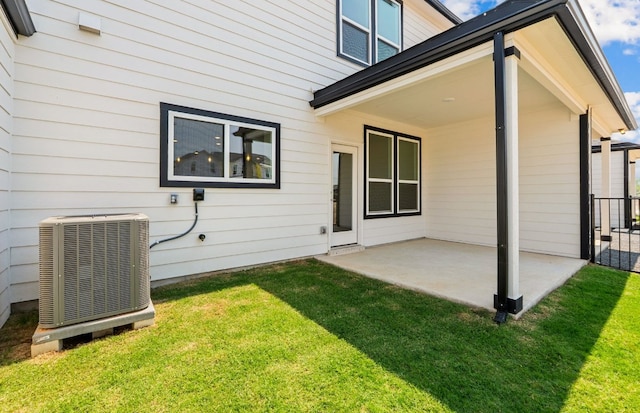 1955 Settlers Glen Dr Unit 5402, Round Rock, TX 78665 - view of patio / terrace featuring central AC