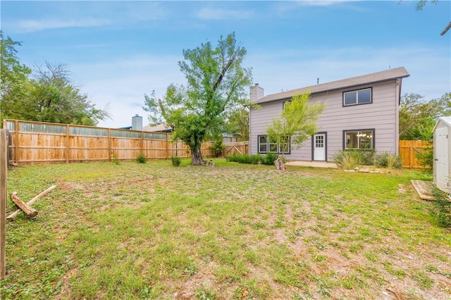 3901 Skipton Dr, Austin, TX 78727 - fenced backyard featuring a storage unit