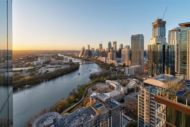 44 E Ave Unit 3203, Austin, TX 78701 - skyline view with a large body of water
