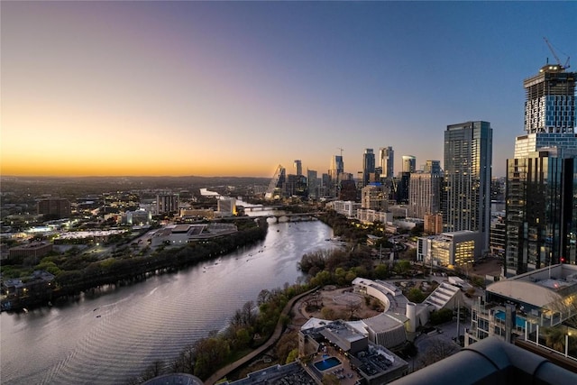 44 E Ave Unit 3203, Austin, TX 78701 - view of city skyline featuring a nearby body of water