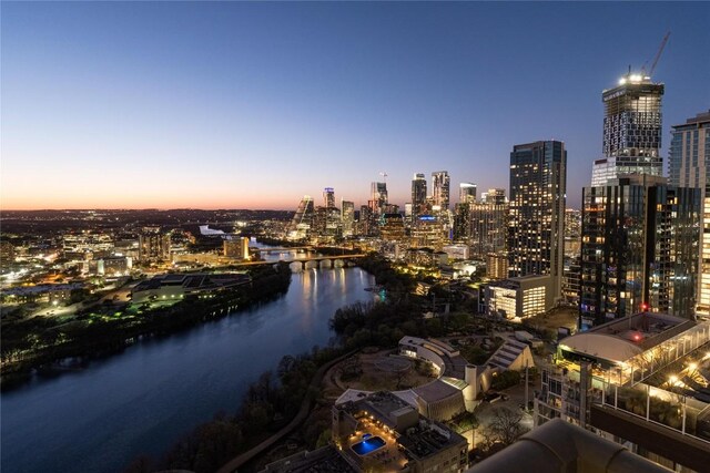 44 E Ave Unit 3203, Austin, TX 78701 - skyline view with a nearby body of water