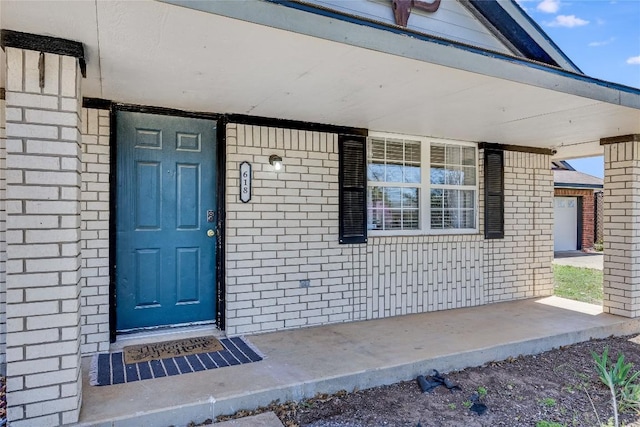 618 Bentwood Dr, Leander, TX 78641 - property entrance with brick siding and covered porch