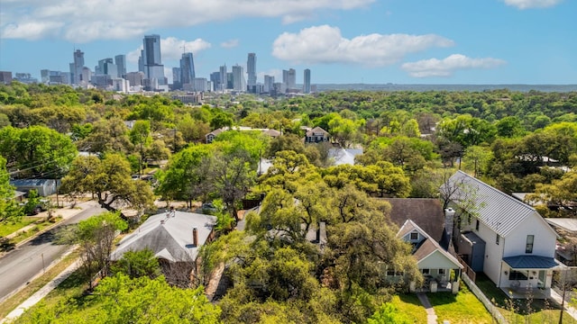 1203 W 22 1/2 St, Austin, TX 78705 - bird's eye view of a skyline view