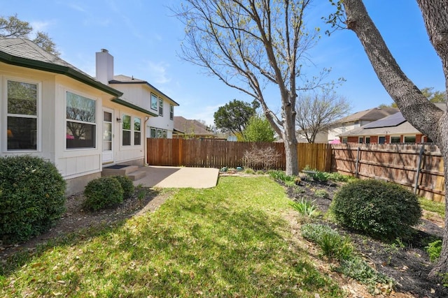 9408 Notches Dr, Austin, TX 78748 - view of yard featuring a fenced backyard and a patio area