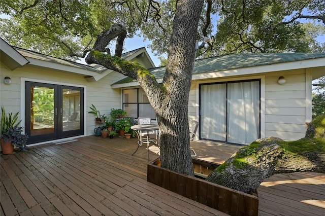 167 N Tumbleweed Trl, Austin, TX 78733 - deck featuring french doors