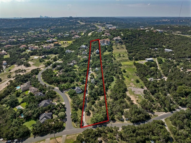 167 N Tumbleweed Trl, Austin, TX 78733 - drone / aerial view