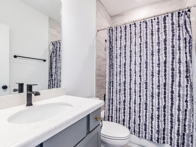 110 Pigeon River Rd, Kyle, TX 78640 - full bathroom featuring vanity and toilet