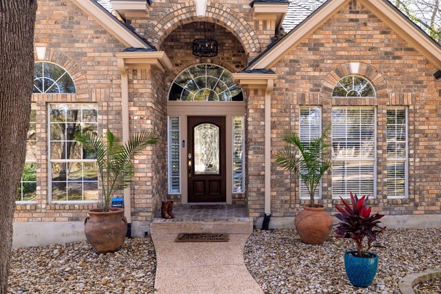 30228 Saint Andrews Dr, Georgetown, TX 78628 - entrance to property featuring brick siding