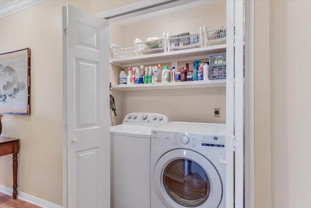 4010 Lewis Ln, Austin, TX 78756 - laundry area with independent washer and dryer